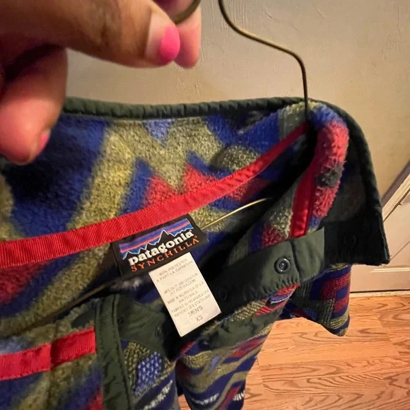 Patagonia 2014 Synchilla Snap T Pullover in Slowfoot Cobalt Blue - Picture 3 of 4
